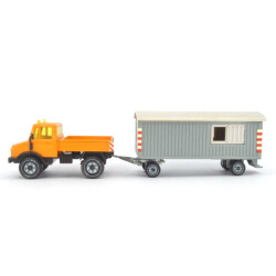 Mercedes Unimog 1500 with construction trailer