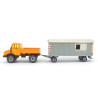 Mercedes Unimog 1500 with construction trailer