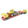 MAN 8.156F with low loader and wheel loader