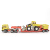 MAN 8.156F with low loader and wheel loader