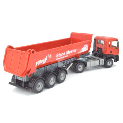 MAN TGA with tipping trailer "Fliegl's Stone Master"