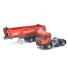 MAN TGA with tipping trailer "Fliegl's Stone Master"