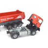MAN TGA with tipping trailer "Fliegl's Stone Master"