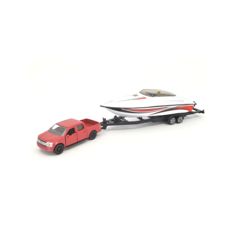 Ford F150 met speedboot
