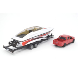 Ford F150 met speedboot