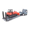 MAN TGX low loader with bulldozer