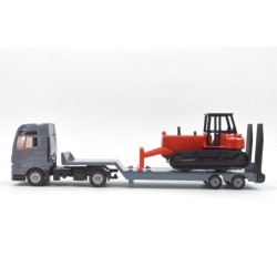 MAN TGX low loader with bulldozer