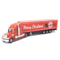Freightliner Coronado mit Sattelauflieger "Merry Christmas"