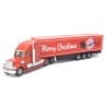 Freightliner Coronado met oplegger "Merry Christmas"