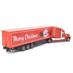 Freightliner Coronado with semi-trailer "Merry Christmas"