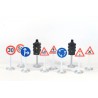 Traffic lights and road signs
