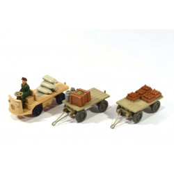 Miag tow car with trailers
