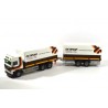 Volvo F12 met tandem aanhanger De Bruin