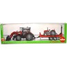 Massey Ferguson met tandemaanhanger en tractor