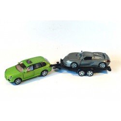 Porsche Cayenne with autotrailer and Porsche
