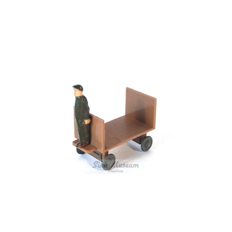 Man on electrical cart