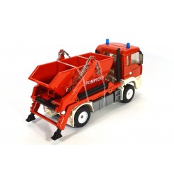 MAN TGA 18.410 afzetcontainer Sapeurs Pompiers