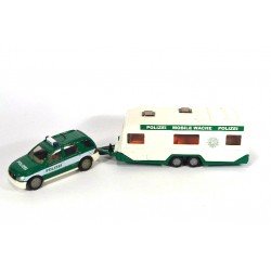 Mercedes ML 320 Polizei with caravan