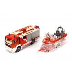 MAN TGA Rosenbauer Feuerwehr mit Boot