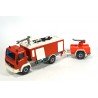 Mercedes LN2 fire engine with trailer