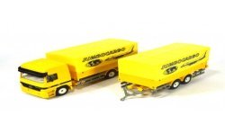 Mercedes Actros mit Tandem-AnhÃ¤nger