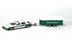 Mercedes ML 320 with horse trailer Polizei