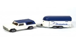 Mercedes 280 GE met paardentrailer