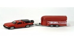 Opel Frontera mit PferdeanhÃ¤nger