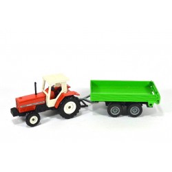 Massey Ferguson with trailer
