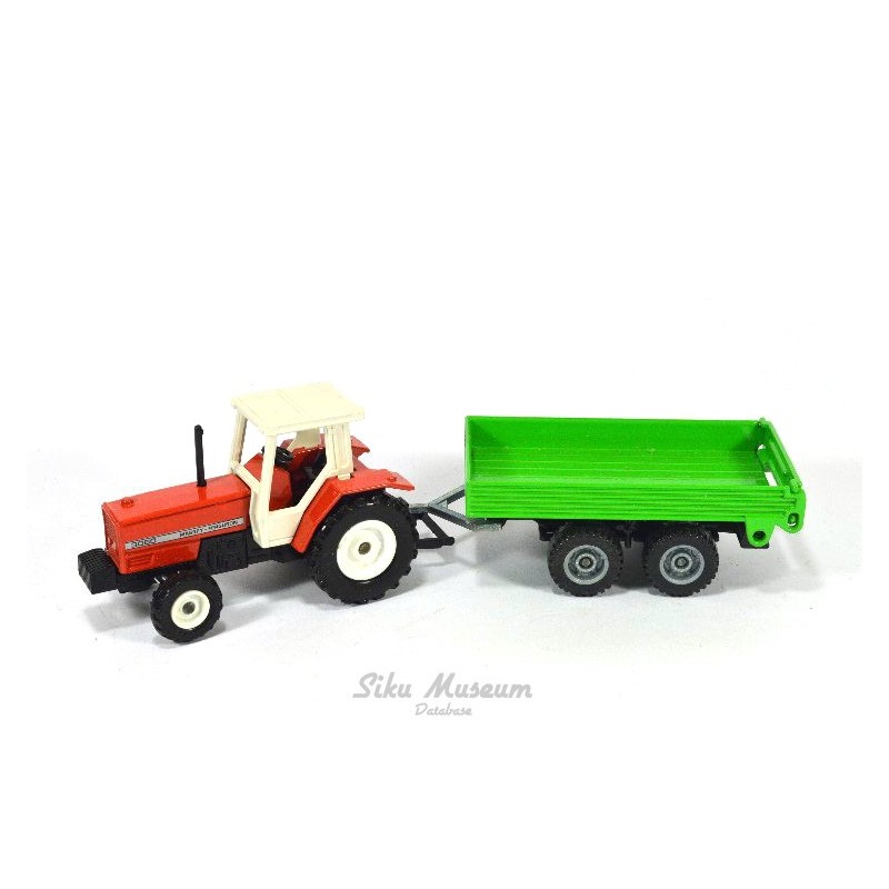 Massey Ferguson with trailer