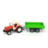 Massey Ferguson with trailer