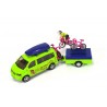 Volkwagen T5 with cycling team