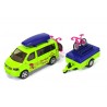 Volkwagen T5 with cycling team