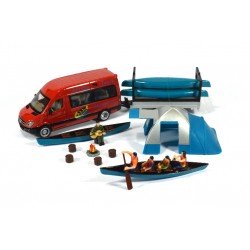 Mercedes Sprinter with canoes