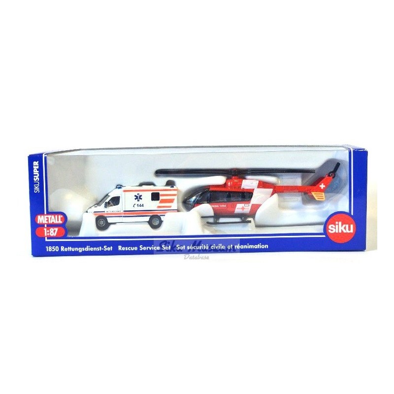 Mercedes Sprinter met helicopter Ambulance