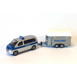 Volkswagen Transporter T5 with horse trailer Polizei