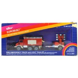 Mercedes Unimog 406 LÃ¶schfahrzeug mit AnhÃ¤nger