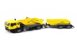 MAN TGA with containers and trailer