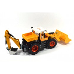 Fendt Xylon met voorlader en graaflaadcombinatie UPAT