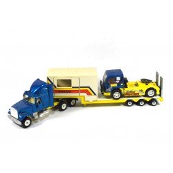 White with race truck team