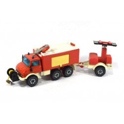 Mercedes Unimog 406 fire engine with trailer