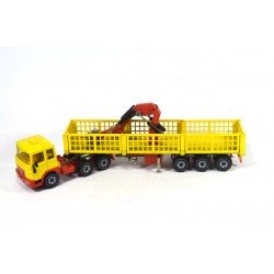 MAN 8156 F oplegger met laadkraan