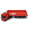 Mercedes Actros with tipping trailer