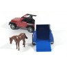 Jeep Wrangler met paardentrailer