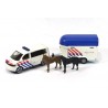 Volkswagen Transporter T6 with horse trailer Politie