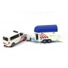 Volkswagen Transporter T6 with horse trailer Politie