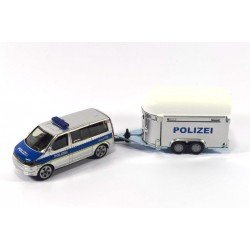 Volkswagen Transporter T5 Facelift with horse trailer Polizei