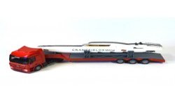 Mercedes Actros mit Speedboot