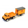 Mercedes Unimog U1500 mit Bauwagen