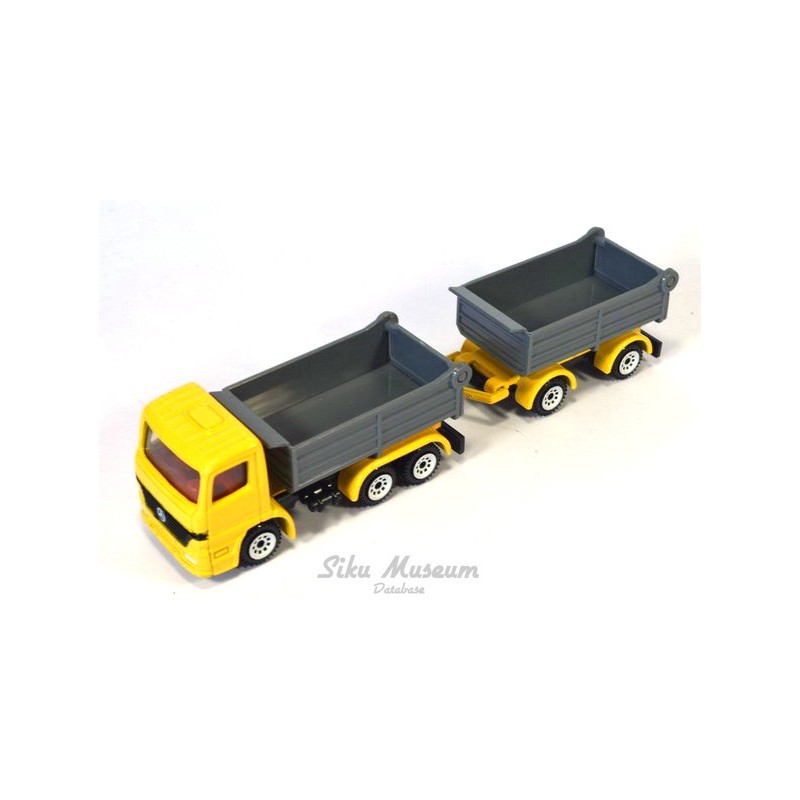 Mercedes tipping truck with trailer